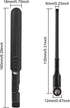DORHEA 2Pcs 8dBi 2.4GHz 5GHz 5.8GHz Dual Band WiFi Antenna RP-SMA Male Bluetooth Antenna for USB Adapter Camera Video