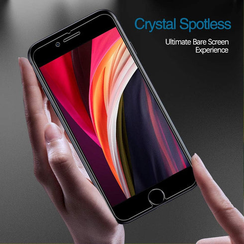 3-Pack Privacy Screen Protector for iPhone SE 2020, Anti Spy Tempered Glass Film, Touch Sensitive, Case Friendly