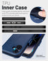 17 6.3 Inch 2025, OCASE Compatible with iPhone Wallet Case, PU Leather Flip Folio Case with Card Holders RFID Blocking