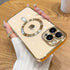 OOK Phone Case for iPhone 14 Pro Max with Camera Lens Protector, Anti-Scratch Shockproof Electroplated Slim Cover, Gold
