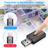 BAVNCO Bluetooth 5.0 Car Adapter, Mini Stereo Transmitter Receiver, Wireless 3.5mm Aux Jack Adapter for Car, Home