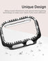 Miimall Rhinestones Bling Bumper Case for Women, Compatible with Apple Watch 42mm, Diamond Protective Cover