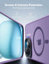 Tigowos iPhone 15 Plus & 14 Plus Case, Deep Purple, Magnetic, MIL-Grade Drop Tested, Matte Back Cover