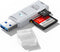 Wansurs USB3.0 Micro SD Card Reader, 5Gbps 2-in-1 SD Card Reader to USB