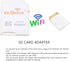 Qiilu Adapter for Camera Eye Abs Tf to Connect Up to 3 Devices, Plug and Play for Phone Tablet
