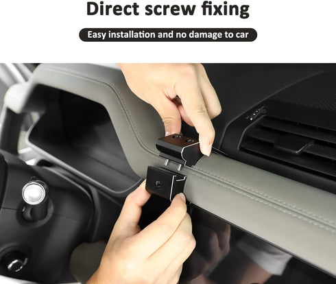 YIWANG Aluminum Alloy Dashboard Side Mobile Phone Holder Trim for Land Rover Defender 90 110 2020-2022 Accessories