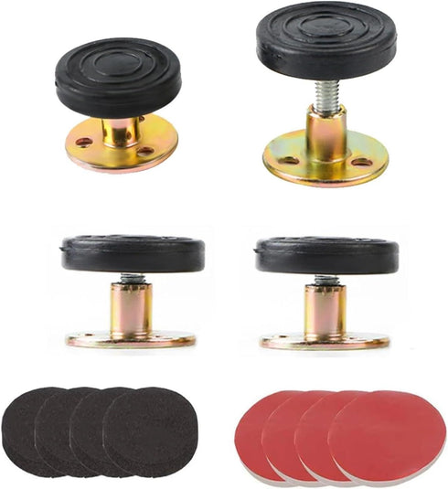 SRSRS Bedstead stabilizer, 2Pcs Bed Frame Anti-Shake Tool Adjustable Bedside Stabilizer Headboard Stopper