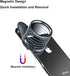 Kase 41mm Magnetic Cell Phone Lens CPL Filter Kit, Includes Circular Polarizer, Soft Graduated ND1.2 Filter, Lens Clip