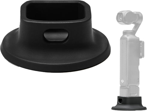 PCTC Silicone Non-Slip Desktop Mount for DJI Osmo Pocket 3, Lightweight and Compact Accessories (Silicone Black/Large)