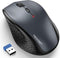 TECKNET Wireless Mouse, 2.4G USB Computer Mouse with 6-Level Adjustable 4800 DPI, Silent