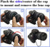 40.5mm Snap-on Lens Cap Cover with Keeper for Sony E-Mount 16-50mm Lens, ULBTER Lens Cap & Cover Leash -2 Pack