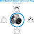 Industrial Sensor Connector Plug, Lonlonty M8 Connector 3-Pin A Coding UTP IP67 Waterproof Adapter