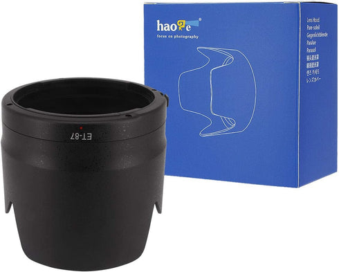 Haoge Bayonet Lens Hood Compatible with Canon EF 70-200mm f/2.8L IS II USM Lens replaces Canon ET-87