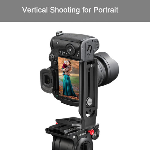 DSLR Camera L Bracket, Vertical Horizontal Switching Tripod Quick Release Plate for Canon, Nikon, Sony, DJI Osmo, Zhiyun