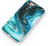 uCOLOR Turquoise Blue Gold Marble Case - Compatible with iPhone 6S/6/8/7/SE 2nd/SE 3 (2022) 4.7" Slim Soft TPU