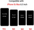 TENOC Phone Case Compatible with iPhone Xs Max, Non-Yellowing Clear Protective Bumper Hard Back Cover for 6.5 Inch