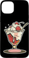 Funny Frozen Dessert Shirts and Giveaways Ice Cream Sundae Drawing Sorbet Case for iPhone 15 Plus