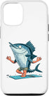 Tuna Practicing Mindfulness Meditation Zen Meditation Tuna Yoga Pose Relaxing Animal Case for iPhone 12/12 Pro