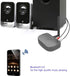 BESIGN BE-RCA Long Range Bluetooth Music Receiver, Wireless Audio Adapter for Wired Speakers or Home Music Streaming