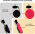 GVOEARS Replacement Earpads for Koss Portapro Headphones, 2 Pairs (Rose+Black)