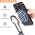 WUXINDS 17/16/15/14/13/12 Magnetic Phone Tripod Stand, Aluminium Alloy Strong Magnet Quick Mount Foldable Mini Tripod
