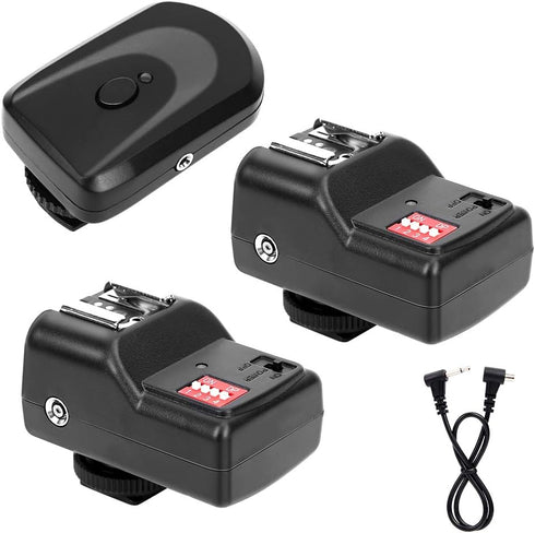 16 Set, 433MHZ Shutter Release Transceiver Kit with 1 Transmitter 2 Receivers