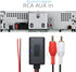 Car 12V Aux Bluetooth 5.0 Adapter Module, Music Receiver Car Kit with 2 RCA Input Aux Audio for Car Radio Stereo Speaker