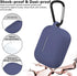 Lerobo Compatible with AirPods Pro Case - Waterproof Silicone Cover, Supports Wireless Charging, Blue Gray