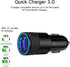 Quick Charge 3.0 Fast Charger Kit for Samsung Galaxy S24 A14 A54 S23 S22 S21 S20 A15 A13 Z Fold/Flip 5,Google Pixel 8 7 6 Pro 7a 6a 5,Wall Charger Block+Car Charger Adapter+2X Nylon Type C Cable(6ft)