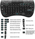 Wireless Mini Keyboard Remote Control with Touchpad Mouse Combo, RGB Backlit for Android TV Box Smart TV