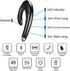 Ear Hook Bluetooth Headphone V5.0 with Mic, Lightweight Single Ear Wireless Headset for Android/iPhone