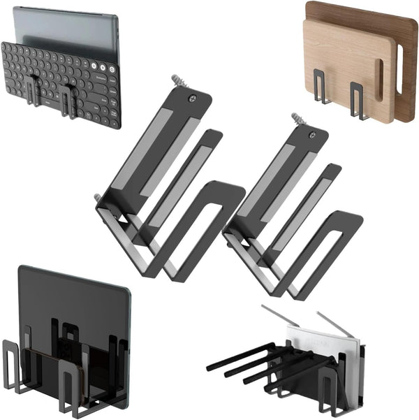 RUDDLIN Multi Functional Wall Mount Bracket, Suitable for laptops, Tablets, Keyboards, routers,TV Boxes,Phones,