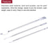 MECCANIXITY 3pcs Metal Spudger Set, Mini Crowbar Flat Head Stainless Steel Pry Bar Opening Tools for Mobile Phone Repair