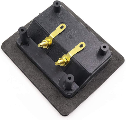 Luomorgo ABS 2 Position Screw-in Speaker Box Terminal Cup Binding Post for Car/Home Audio 301 Copper Rod 4pcs