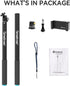 Newest 86.6 Inch Selfie Stick for G*Pro 13/12/11/10/9/8/7/6/5, DJI Osmo Action, Insta 360 Camera Telescopic Monopod