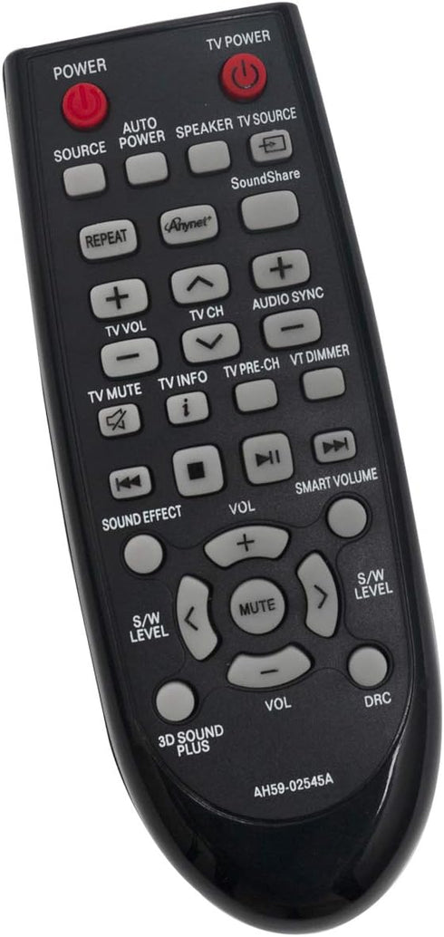 AH59-02545A Replacement Remote Control for Samsung Soundbar HW-F750, HW-F751, Sound Bar System