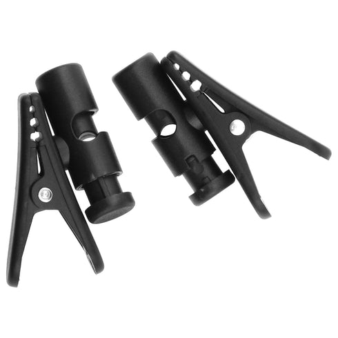 2PCS Large Rotatable Headphone Clips, Portable Earphone Cable Clips for Mobile Phone and Walkie-Talkie