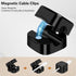 Grizzly Supply 8 Pack Magnetic Cable Clips, Cord Organizer for Desk, Under Desk Cable Management, Strong Adhesive Wire