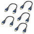 4K Short HDMI Cable 6 inch 5-Pack, HDMI Cord 0.5FT High Speed