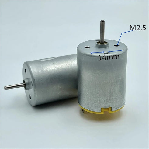 ATNVSE RP-280CN-20120 24mm 5V 6V 9V 12V 15600RPM 1Pcs Mini Round Motor DC High Speed Carbon Brush Electric Motor DIY