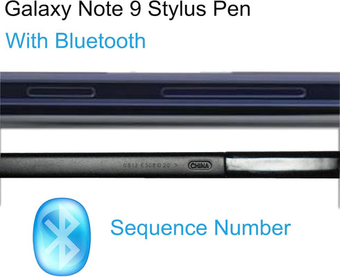 Note 9 S Pen with Bluetooth Replacement Pen for Samsung Galaxy Note 9, Note 9 5G Stylus Pen (Black).