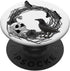 PopSockets Standard PopGrip Black Skull Crow Butterfly Wreath Vintage Halloween Goth