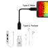 chenyang USB C Extension Cable, USB 3.1 Gen 2 10Gbps Male to Female Fast Charging Data Transfer Cable