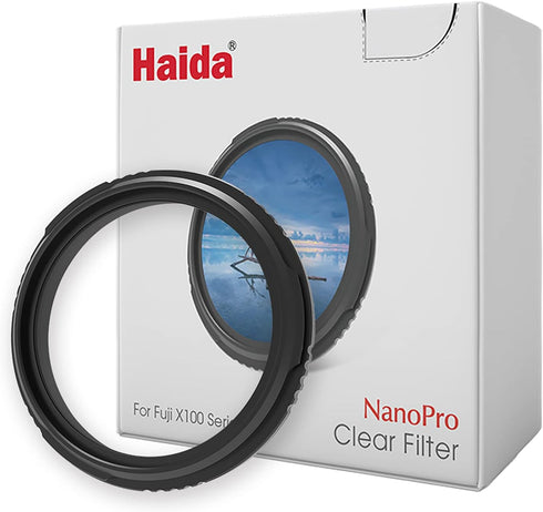 Haida NanoPro X100 X100VI Clear Protective UV Filter (Black) for Fujifilm X100 Series Digital Cameras