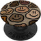 PopSockets Adhesive PopGrip - Trippy Liquid Swirl Dripping Art Aesthetic Beige Smile Face