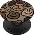 PopSockets Adhesive PopGrip - Trippy Liquid Swirl Dripping Art Aesthetic Beige Smile Face