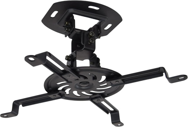 VIVO Universal Adjustable Ceiling Projector Mount for Regular and Mini Projectors, Black, MOUNT-VP01B