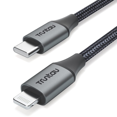 USB C to Lightning Cable, MFi Certified Braided iPhone Charger Cord, Fast Charging Data Sync Cable for iPhone 14 13 X