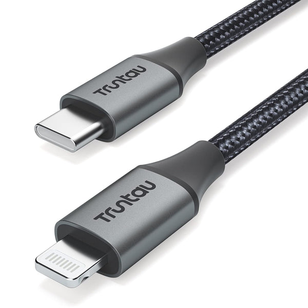 USB C to Lightning Cable, MFi Certified Braided iPhone Charger Cord, Fast Charging Data Sync Cable for iPhone 14 13 X