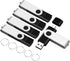 EASTBULL 8GB USB2.0 & Type-C Flash Drives 5-Pack, 2-in-1 FAT32 USB C Drive